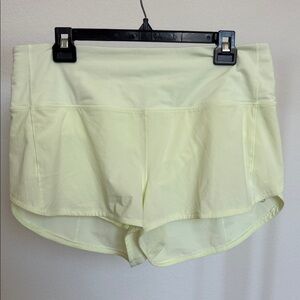 Lululemon size 12 speed up high rise 2.5 length shorts